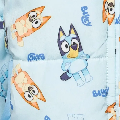 Vista 5 de Bluey Abrigo de invierno de moda con cremallera para bingo