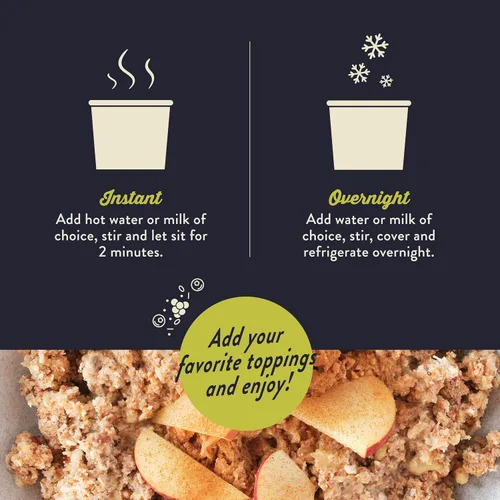 Vista 6 de Wella Cereal Avena Alternativa, Cereal Caliente para el Desayuno Libre de Gluten, Sin Granos Paleo Orgánico Vegano Alto en Proteínas Superalimento a