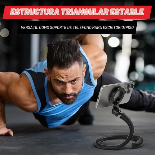 Vista 3 de ICARMOUNT Soporte flexible para teléfono de gimnasio para bicicleta de giro
