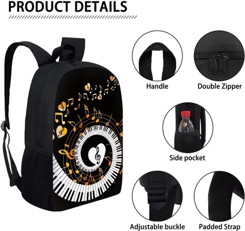 Vista 46 de HUGS IDEA Los animales frescos 3D niños escuela libro bolsa niños impresión mochilas, Baloncesto, Moderno