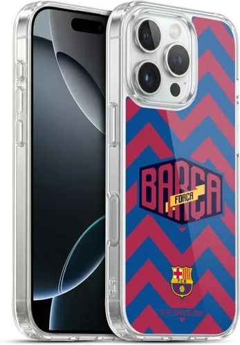 Vista 21 de Head Case Designs Funda de gel con licencia oficial del FC Barcelona con logotipo y patrón de Forca Barca [protección de grado militar] compatible
