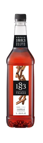 Vista 114 de 1883 Jarabe de Amaretto para bebidas, fabricado en Francia, botella de plástico de 1 litro