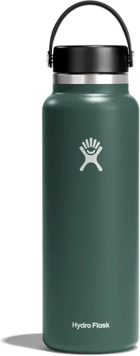 Vista 5 de Hydro Flask Black de boca ancha con tapa Flex de 64 onzas