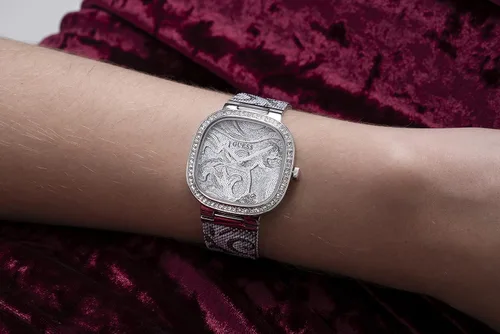 Vista 7 de GUESS Reloj de cuarzo para mujer con correa de acero inoxidable plata 135 Modelo GW0304L1