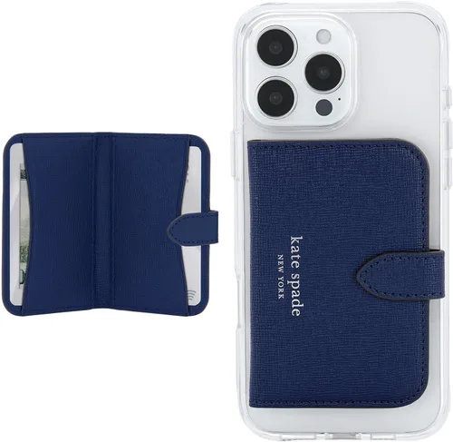 Vista 11 de kate spade new york Billetera/tarjetero magnético, compatible con teléfonos y fundas MagSafe, color negro