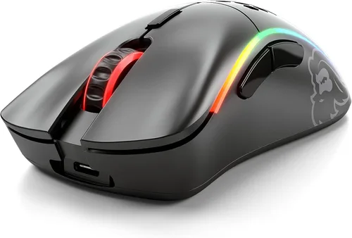 Vista 5 de Glorious Modelo D - Mouse inalámbrico para juegos - Mouse RGB inalámbrico - Mouse superligero de 243oz - Mouse ergonómico para computadora - Mouse