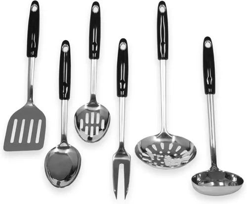 Vista 13 de Chef Craft Select Slotted Skimmer, 13.75 pulgadas, acero inoxidable