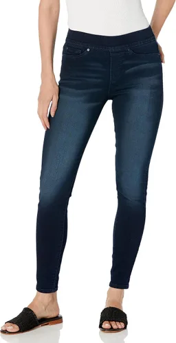 Vista 12 de Signature by Levi Strauss & Co. Gold - Pantalones de mezclilla ajustados, totalmente moldeadores, con cierre de cremallera, para mujer
