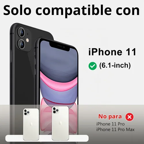 Vista 2 de Vofolen Funda tipo cartera para iPhone 11 con tarjetero