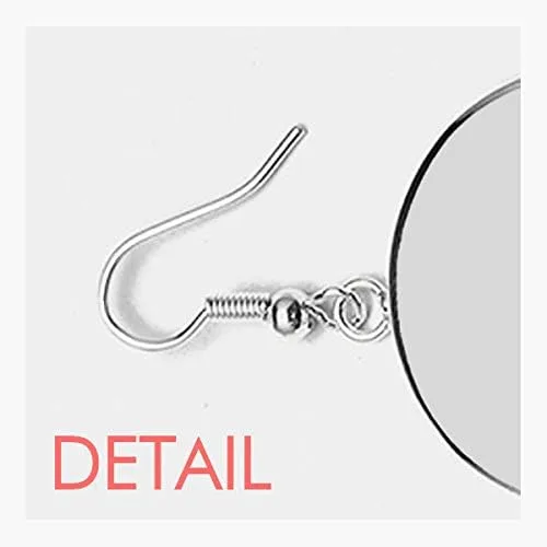 Vista 4 de Santiago De Chile City Watercolor Ear Dangle Silver Drop Earring Jewelry Woman