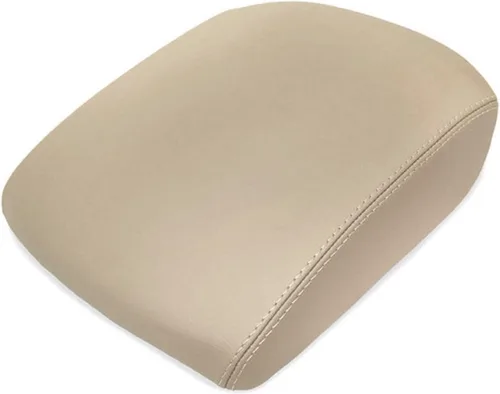 Vista 8 de Priprilod Funda de repuesto de cuero beige tostado para reposabrazos de consola central compatible con Honda Pilot 2009 2010 2011 2012 2013 2014