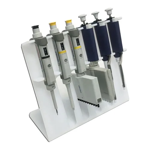 Vista 2 de MTC Bio P4406 Sure Stand Multi Canal Capable Pipette Rack para 6 Pipetas