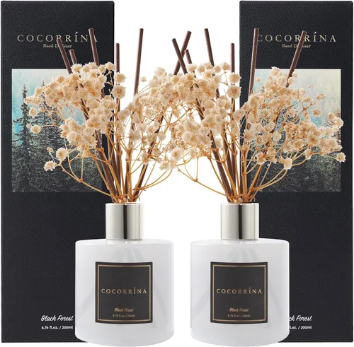 Vista 22 de Difusor de Varillas Cocorrína - Difusor Aromatizante con Aroma de Arroyo de Bambú con 8 Varillas, Difusor de Fragancia para Hogar, Decoración