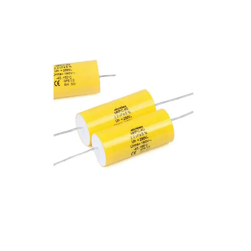 Vista 3 de 2pcs 2.2uF 250V Axial Film Capacitor 5% para Audio Crossover Condensador de película de polipropileno, cables axiales, no polarizados, 5%