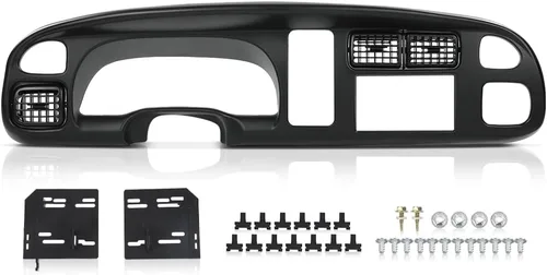 Vista 12 de PIT66 Cubierta de bisel para panel de salpicadero, compatible con Ford F150 F250 F350 1992-1997 cubierta de tablero Ford F-Series 1994-1997