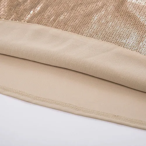 Vista 4 de GRACE KARIN - Camiseta brillante sin mangas para mujer, con lentejuelas