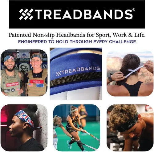 Vista 6 de TREAD BANDS - Bandana antideslizante, todo terreno, se puede atar, TreadBands, diseños.