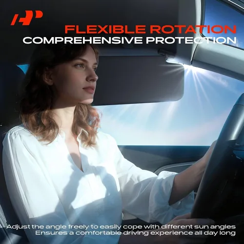 Vista 6 de A-Premium Parasol para conductor y pasajero compatible con Honda Civic 2006, 2007, 2008, 2009, 2010, 2011, sin espejo de tocador, sin luz