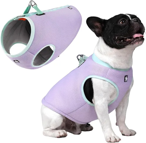 Vista 8 de JUXZH Chaleco de enfriamiento para perros, chaqueta de enfriamiento Verde