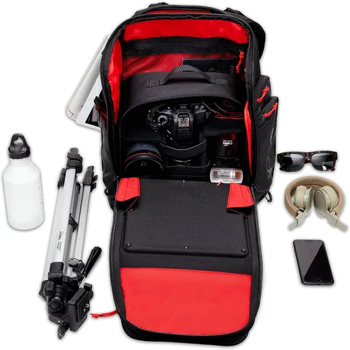 Vista 2 de Voltaic Systems OffGrid - Cargador solar para mochila con batería V50, 10 W, alimenta teléfonos, tabletas, dispositivos USB y más