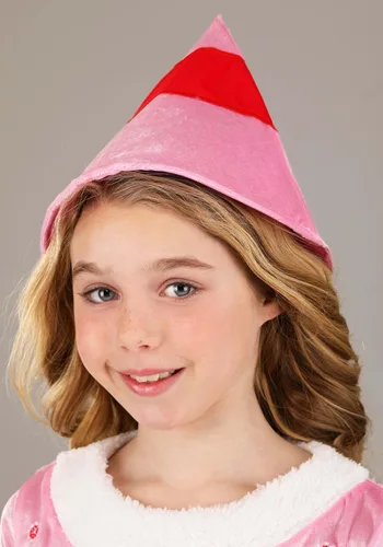 Vista 6 de Jovie Elf Costume for Girls, Pink Elf Dress with Hat for Christmas Dress-Up, Festive Holiday Parties & Cosplay