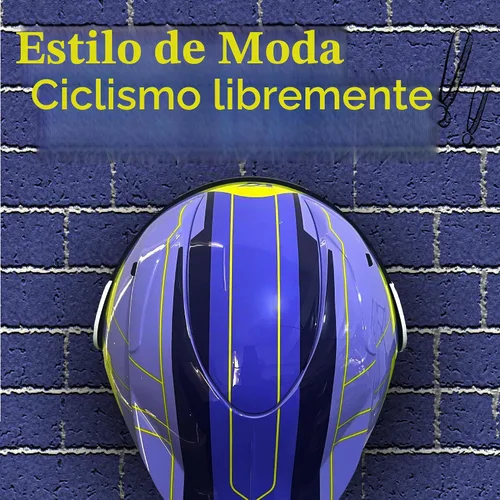 Vista 6 de KRN - Casco integral para motocicleta con visera de color negro, aprobado por DOT - Casco balaclava morado