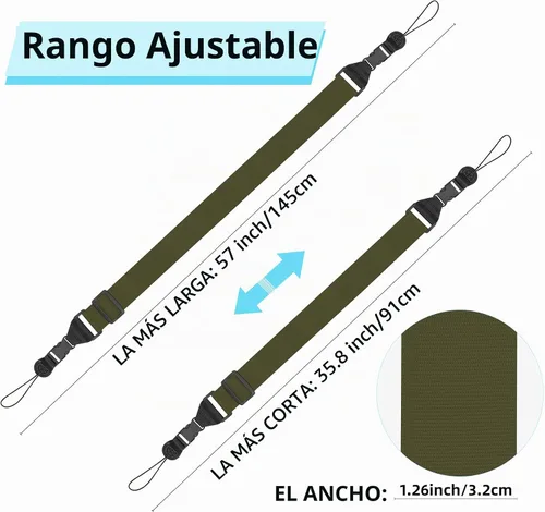 Vista 2 de Correa de hombro ajustable Gowjaw: Correa de nylon cómoda para iPad/Samsung Tablet con lanyard para el cuello, funda para iPad/cámara/binoculares