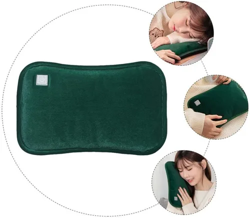 Vista 9 de ARTIBETTER Funda de felpa cálida para bolsa de agua caliente para comodidad de manos para uso y familiares y amigos