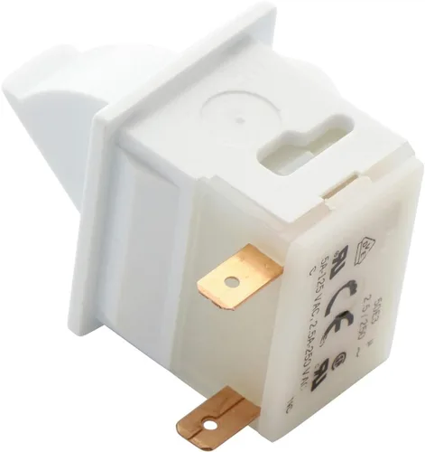 Vista 2 de Kitchen Basics 101 ES18806 Interruptor de luz para puerta de refrigerador compatible con GE WR23X10143, 5309918806, Whirlpool, Maytag, Admiral