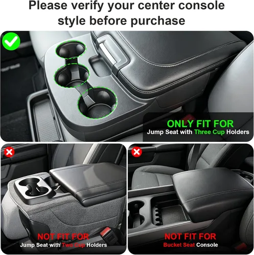 Vista 2 de Center Console Organizer for 2013-2024 Dodge RAM 1500/1500 Classic 2013-2026 RAM 2500/3500 Accessories, Armrest Storage Box Tray for RAM 1500