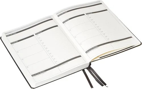 Vista 3 de Amazon Basics Planificador y revista diarios - 5.8 "x 8.25", cubierta dura