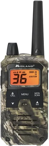 Vista 4 de Midland - Walkie Talkies T295VP4 X-TALKER con 22 canales GMRS - Radio bidireccional NOAA Tecnología de alerta meteorológica y escaneo, opciones