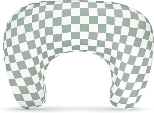 Vista 10 de DILIMI Funda de almohada de lactancia, funda de lactancia suave y elástica para almohada de lactancia materna, extraíble para bebés niños y niñas