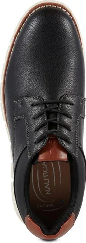 Vista 4 de Nautica Zapatillas de vestir Oxford de punto para hombre transpirables, elegantes, ligeras y cómodas, ideales para negocios o caminar