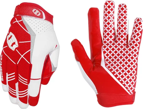 Vista 8 de Seibertron Pro 3.0 Elite Ultra-Stick Football Receiver Gloves, High Performance Non-Slip Sports Gloves for Youth Kids Boys Girls & Adult