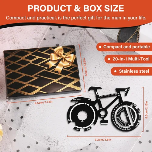 Vista 7 de Divertidos regalos de bicicleta para hombres, regalo de graduación genial para él, regalos únicos para el día del padre, ideas de regalo