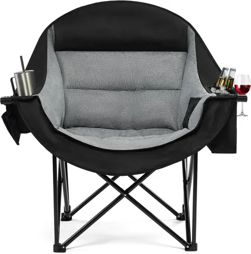 Vista 8 de apollo walker Silla de Campamento Doble de Gran Tamaño para 2 Personas - Sofá de Campamento Extra Ancho y Resistente de 600 libras con Portavasos