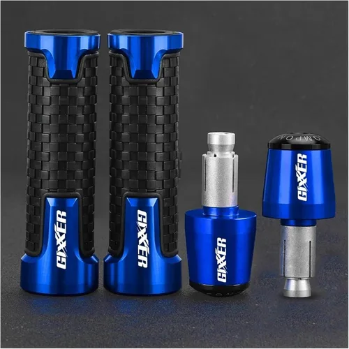 Vista 7 de Motocicleta para Suzuki GIXXER 150 250 155 Sf Gixxer 250F 2020 2021 2022 2023 2024 Agarres de mano para manillar de motocicleta, tapones para 11