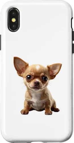 Vista 4 de iPhone 15 Cute Chihuahua Puppy - Funda para perros y bebés