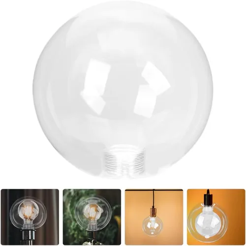 Vista 9 de Pantalla de lámpara de globo, pantalla de cristal, cubierta de lámpara de globo G9, protector de jaula de bombilla de 5.906 in, cubierta de pantalla