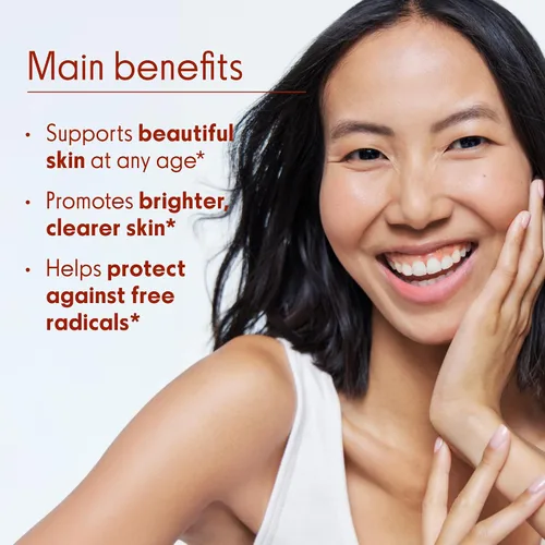 Vista 3 de Love Wellness Bueno para brillar Suplemento de colágeno con biotina, vitamina C, E, Ashwagandha y zinc Promueve una piel suave, brillante