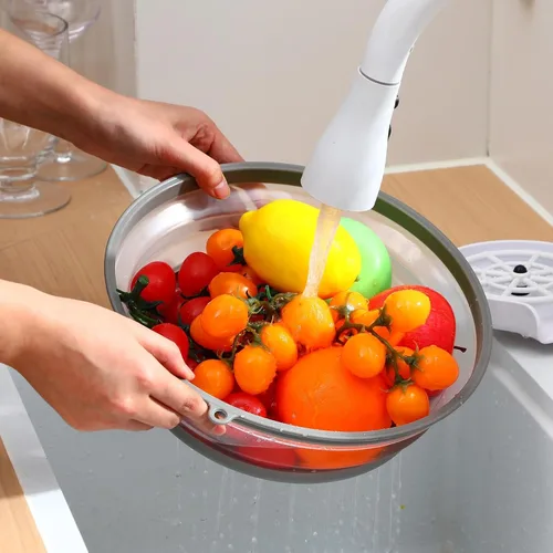 Vista 7 de Hoolerry Paquete de 4 cubiertas de silicona para salpicaduras de microondas para alimentos, juego de utensilios de cocina, cubierta para microondas