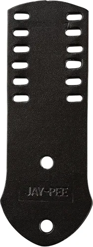 Vista 5 de Jay-Pee Police Citation Bar and Badge Holder One Bar Cuero Genuino Negro