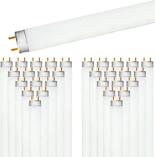 Vista 6 de LUXRITE F17T8/835 - Bombilla fluorescente T8 de 17 W y 24 pulgadas, 3500 K blanco natural, 1350 lúmenes, base bi-pin mediana G13, LR20751, paquete