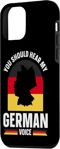 Vista 2 de Funda para iPhone 12 mini You Should Hear My German Voice Scream Teacher Alemania