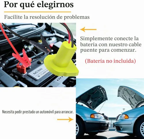Vista 6 de Adaptador de cables de puente compatible con batería Ryobi de 18 V