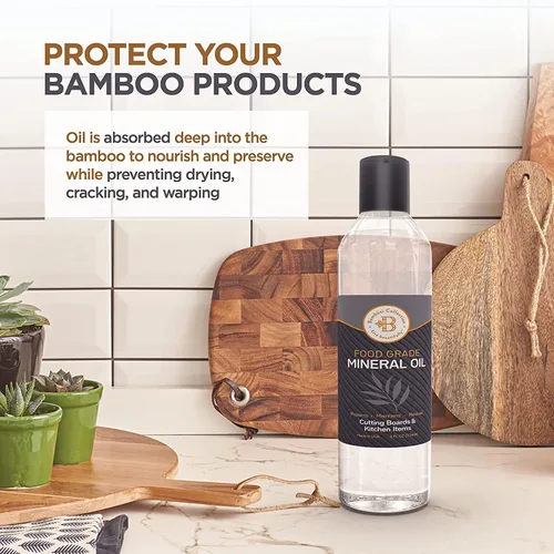 Vista 3 de Bambüsi Aceite mineral de grado alimenticio para acondicionador de tabla