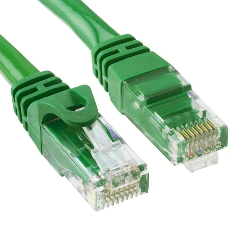 Vista 9 de Cmple - Cable de conexión Ethernet RJ45 Cat-6, Cable de red Cat6 de alta velocidad 10 Gigabit, Cable LAN Ethernet Cat 6 con conectores RJ45 chapados