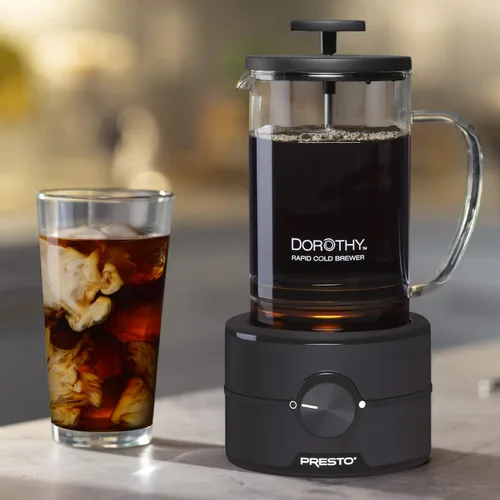 Vista 6 de Presto 02937 Dorothy™ Electric Rapid Cold Brewer - Preparación en frío en casa en 15 minutos - No más esperas de 12 a 24 horas.