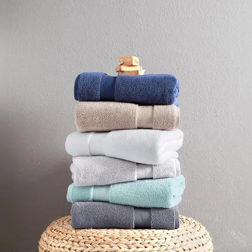 Vista 6 de Classic Turkish Towels CTT - Juego de toallas de lujo de 6 piezas, 100% algodón turco, de secado rápido, altamente absorbentes y cómodas, incluye 2